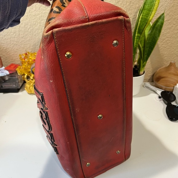 MCM COGNAC ANIMAL PRINT TOTE - Picture 16 of 16